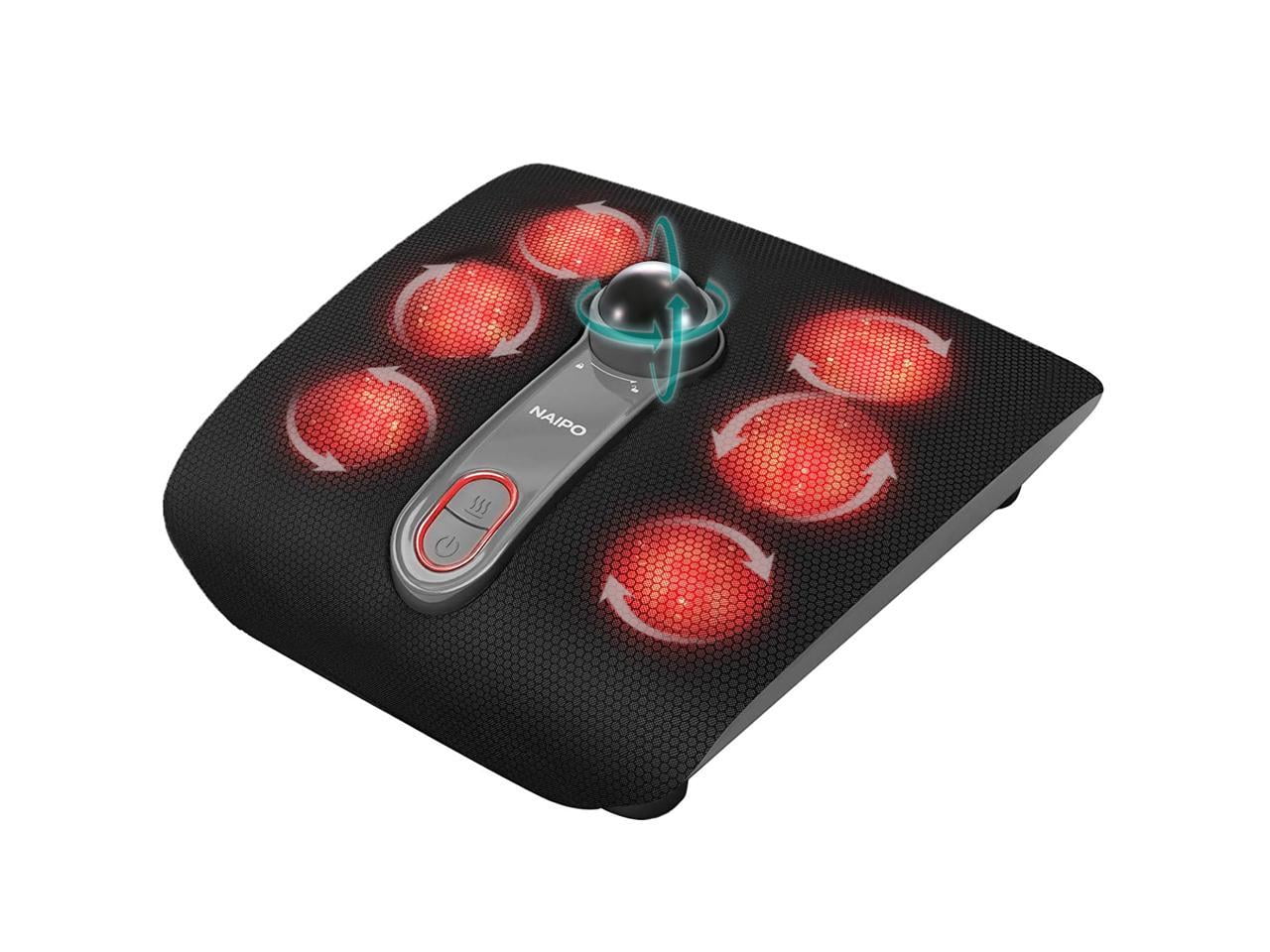 Foot Massager with Heat, Shiatsu Feet Massage Machine Electric Deep Kneading Plus Resin Massage