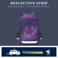 thumbnail image 4 of ALAZA Purple Tie-dye Laptop Backpack Purse Travel Bag Casual School Bookbag Rucksack for Women Men, 4 of 6