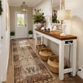 thumbnail image 2 of Homieasy 63" Console Tables for Entryway, Long Console Tables for Living Room, Behind Couch Table, Sturdy Wood Support Farmhouse Entryway Table with 3AC+2USB Changing Station, Rustic Oak, 2 of 7