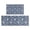 Blue Pioneer Flower-2, variant on Boho Red Striped Ethnic Pattern Kitchen Rugs Sets Of 2,Anti Fatigue Kitchen Mat Rugs Non Slip Washable,Decorative Kitchen Floor Mats for Kitchen,Sink,Laundry,17"x30" 17"x47"