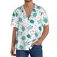 thumbnail image 1 of Balery Sea Turtle Camisa Casual de Manga Corta con Botones para Hombre, Texturizada, Estilo Cubano, para Playa, Verano-4X-Large, 1 of 5