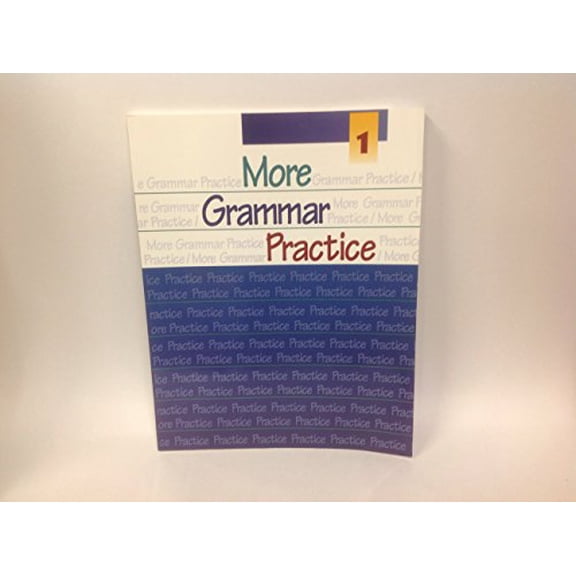 Pre-Owned More Grammar Practice 1, 9780838418932, 0838418937, Paperback, First Edition edition