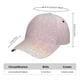 thumbnail image 2 of Fotbe Glitter Light Pearl Gorro Clásico de Béisbol, Gorra Ajustable con Broche Snapback, Gorro de Exterior de Algodón Suave, 2 of 6