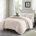 thumbnail image 3 of Comfort Spaces Kienna Quilt Mini Set, King, Blush, 3 of 8