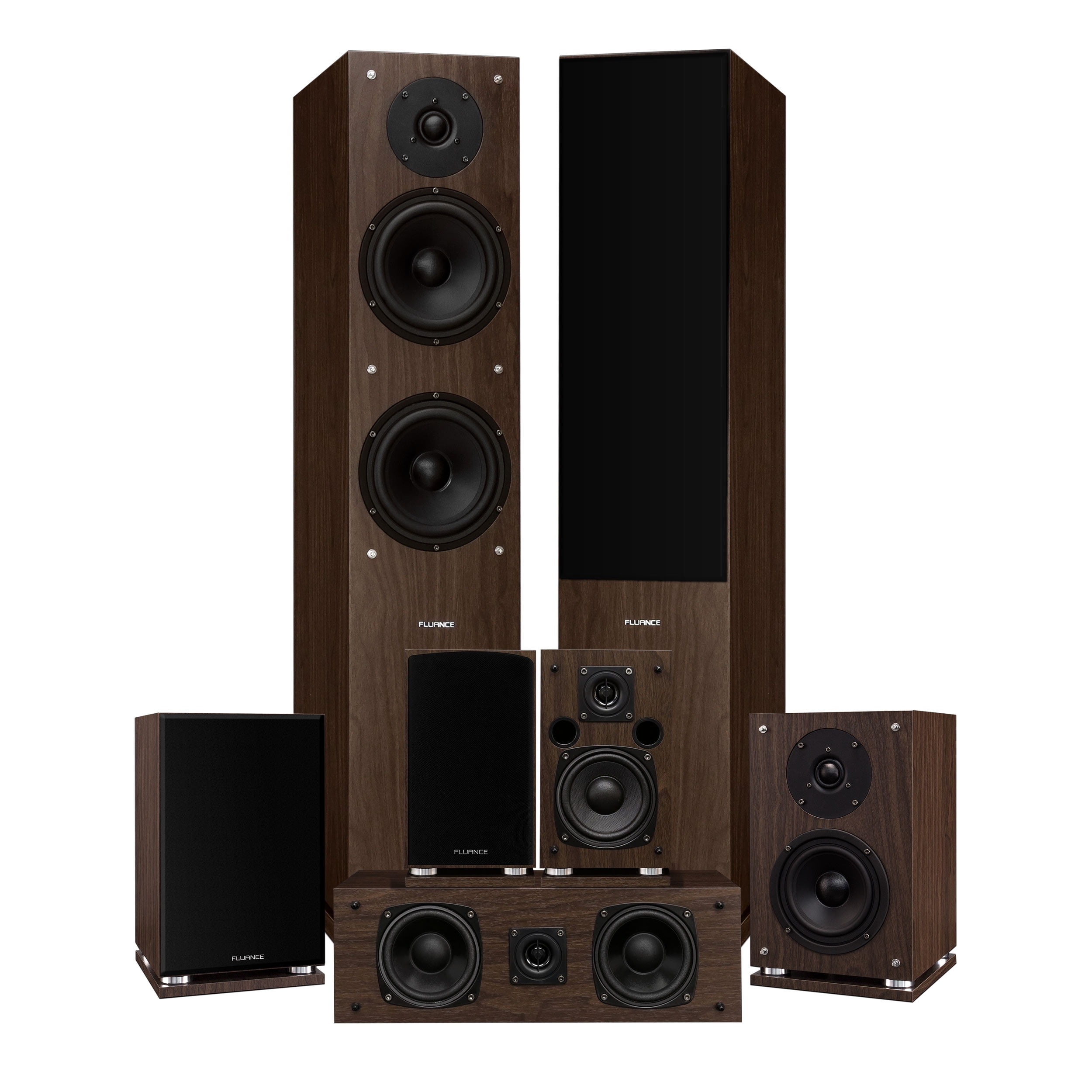 Fluance Elite Series Surround Sound Home Theater 7.0 Channel Speaker