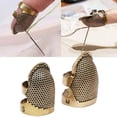 thumbnail image 3 of Sewing Thimble Sewing Thimble Finger Protector Sewing Thimble Sewing Thimble Finger Protector Adjustable Finger Shield  Fingertip Thimble DIY Sewing Tools, 3 of 8