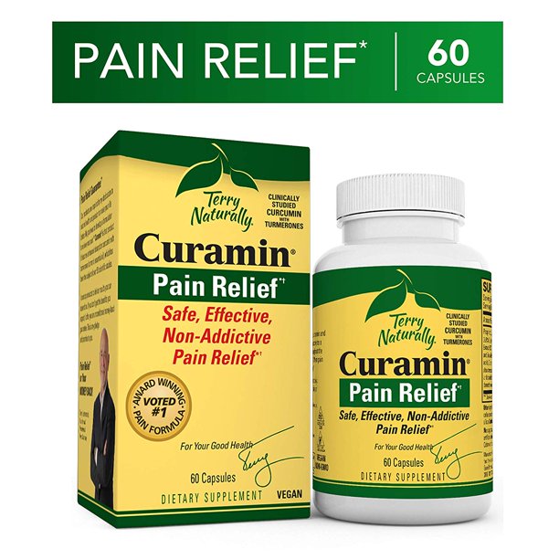 Terry Naturally Curamin Pain Relief 60 Vegan Tablets
