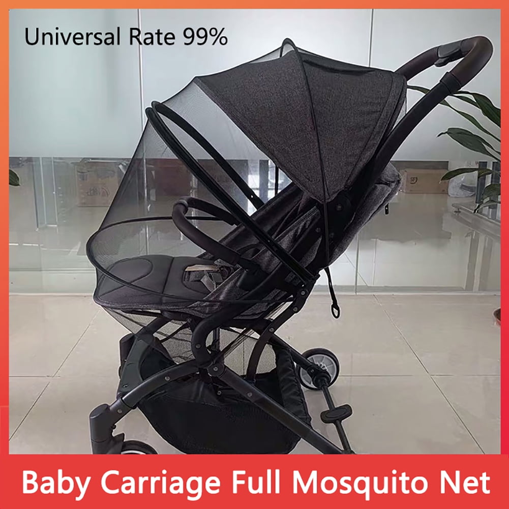 White BiuBuy Baby Stroller Mosquito net Full Cover Encryption Breathable Summer Travel and Indoor