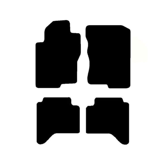 Auto Mats and Accessories Custom Fit Carpet Floor Mats Compatible with 2005-2008 Nissan Xterra – 4-Piece Set (Black), Made in USA