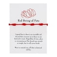 thumbnail image 2 of Red String Bracelet For Good Luck Adjustable String Bracelets Knots Bracelet Gifts For Women, 2 of 6
