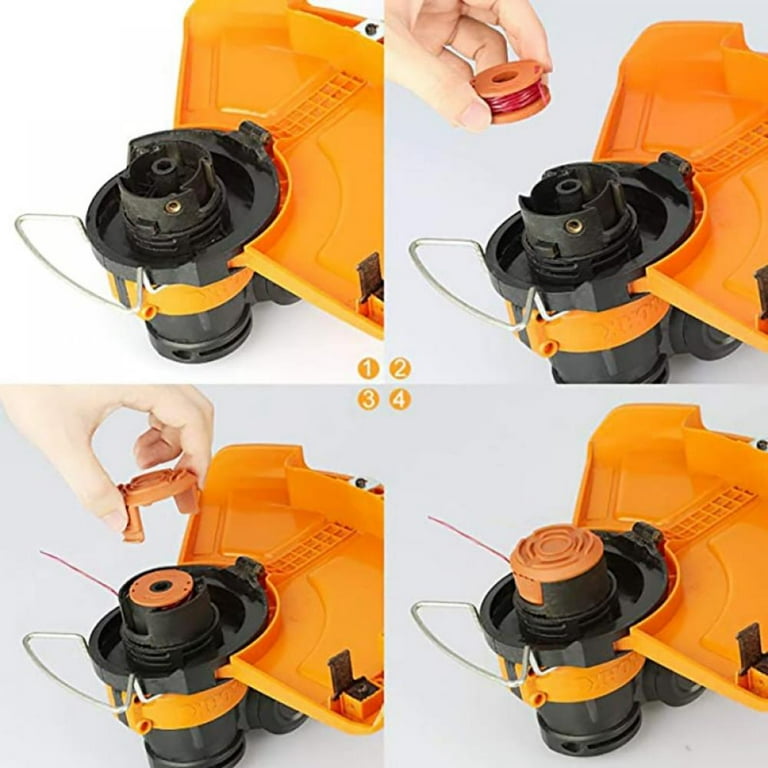 Trimmer Replacement Spool Cap Covers WA6531 Trimmer Cap Compatible with Worx WG155 WG180 String Trimmers 50006531 Trimmer Line Cover Weedeater