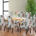 thumbnail image 2 of Watercolor Chair Covers Art Vintage Graphic Floral Grasses and Leaves Chair Covers Set of 6 for Dining Room Dining Chair Slipcover Washable Removable for Kitchen Hotel Universal Size, 2 of 4