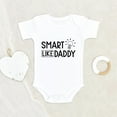 thumbnail image 2 of Newbabywishes - Smart Like Daddy Baby Clothes for Boys and Girls - Father's Day Baby Clothing, 2 of 4