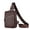 Oblique Pocket Brown, variant on Fashion Personality Men's Crossbody Shoulder Bag,Oblique Pocket Brown