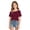 Brown, variant on Shadoumai Girls Off The Shoulder Tops Short Sleeve Oversized Tshirts Summer Casual Loose Fit Basic Tees Y2K Going Out Tops