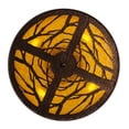 thumbnail image 6 of Meyda Tiffany 148378 Canoe At Lake 4 Light 27" Wide Semi-Flush Drum Ceiling Fixture -, 6 of 7