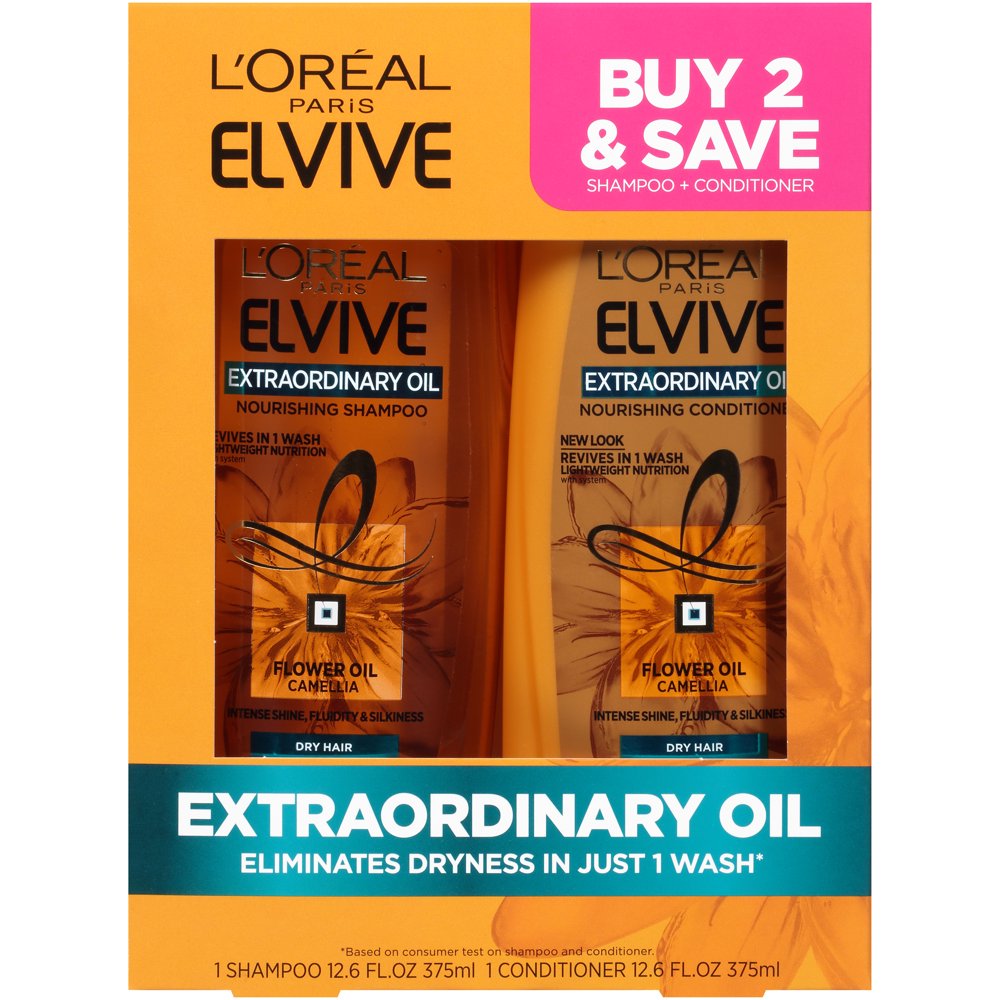 L'Oreal Paris Advanced Haircare Extraordinary Oil Shampoo & Conditioner