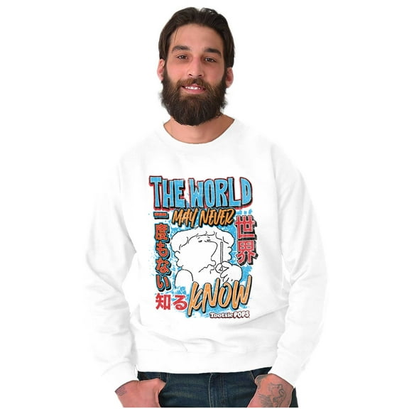 Mr Owl Kanji The World May Never Know Sweatshirt for Men or Women Brisco Brands S
