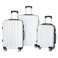 thumbnail image 2 of Barara King Luggage Set Suitcase,3-In-1 Multifunctional Large Capacity Traveling Storage Suitcase White, 2 of 10