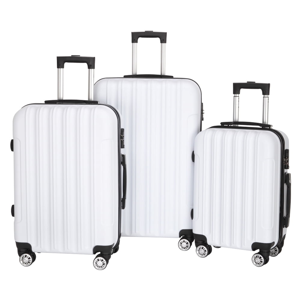 Barara King Luggage Set Suitcase,3-In-1 Multifunctional Large Capacity Traveling Storage Suitcase White