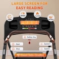 thumbnail image 6 of FYC Retro Walking Foldable Treadmill for Seniors with Incline Fitness Recovery with Side Rails, Reverse Walking Treadmill with Handrails, 300 lbs Capacity, 6 of 8