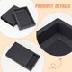 thumbnail image 4 of Paquete de 10 cajas de cartón kraft con cajón, 20x15x3cm, color negro, ideales para jabón, joyería, dulces, golosinas o snacks. También son perfectas como cajas de regalo pequeñas., 4 of 9