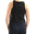 thumbnail image 2 of BAR III Womens New 1272 Black Sleeveless Jewel Neck Casual Top M B+B, 2 of 2
