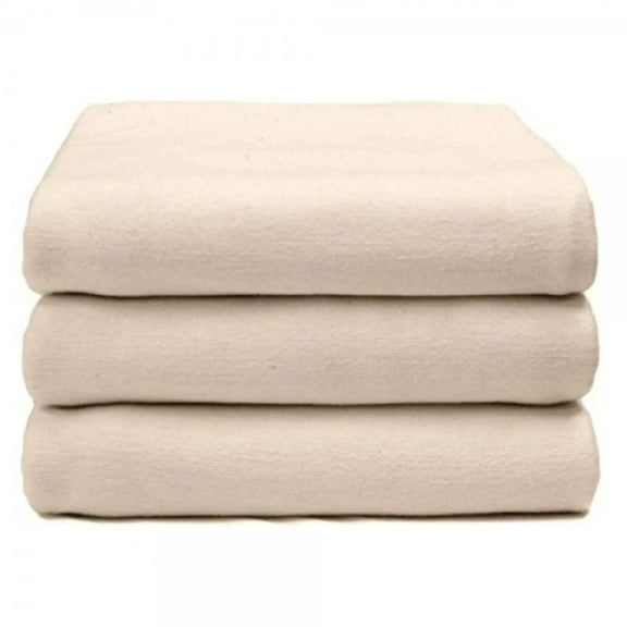 Rifz Un-Bleached 100% Cotton Bath Blankets size 70"X90" 1.40 lb 2 PK