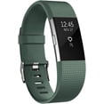 thumbnail image 1 of Bracelets de Remplacement Compatibles pour Fitbit Charge 2, Édition Classique et Spéciale, Bracelets de Sport Ajustables (Vert Rock, S), 1 of 7