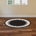 thumbnail image 4 of FYBTO Non slip Round Chair Mat Sitting Pad Area Rugs Washable Rug Living Room Bedroom 120cm-090502, 4 of 5