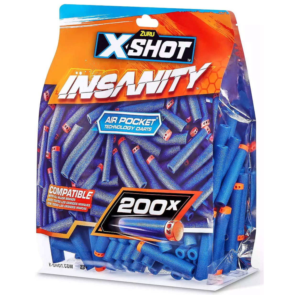 ESIENCE PERMAIN SHOT C-AX 200 2本セット(56包) X-SHOT Insanity Motorized Rage Fire Gatlin Blaster with 40-Dart