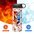 thumbnail image 6 of Uemuo Autumn Brown Butterfly Print 18oz Sports Insulated Kettle, Water Bottle, Outdoor Sports Bottle, Insulated Hydration Bottle with Handle & Flip Straw, 6 of 8