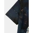 thumbnail image 5 of Astronaut Space Theme Men's 3D Printed T-Shirt, Vivid Crew Neck and Short Sleeves, Summer Out, Casual Wear, Art Pattern T-Shirt, Holiday Gifts, 5 of 6