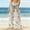 c02White, variant on Women's Flowy Chiffon Lightweight Wide Leg Palazzo Pants Fashion Floral Print Loose See Through Beach Cover ups Pants White L
