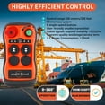 thumbnail image 4 of 2 Channel Mini Industrial Wireless Crane Radio Remote Control 220V AC for Electric Chain Hoist Overhead Bridge Travelling Crane Truck Two Transmitter and One Receiver, 4 of 7