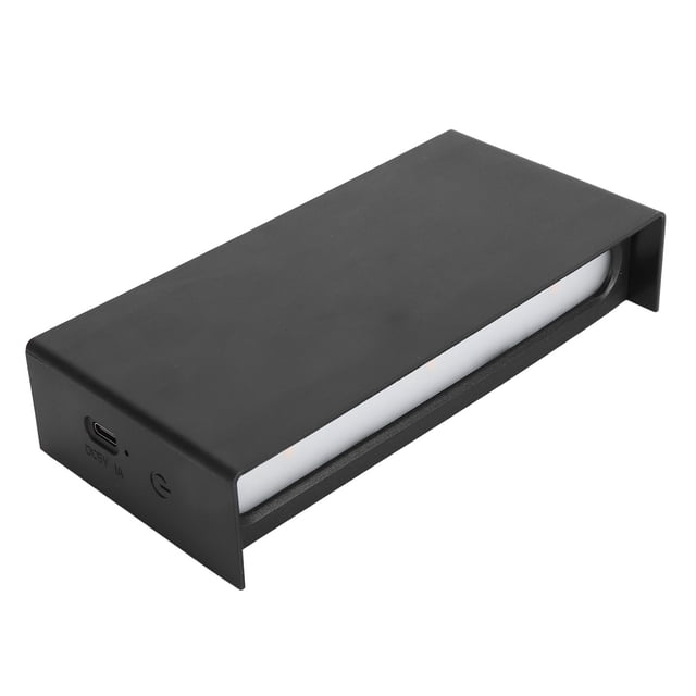 Lámpara de pared led con atenuación continua, iluminación adhesiva magnética recargable, luz de pared arrriba y abajo para sala de estar y dormitorio