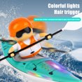 thumbnail image 5 of Trendix Remote Control Boat Toy with LED Paddle, RC Boat, Waterproof 2.4GHz RC Kayak Boat, Orange, 5 of 10
