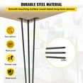 thumbnail image 4 of Hairpin Table Legs 16 Inch Black Set of 4 Heavy Duty 880lbs Load Capacity 3 Rod Design for Desk Bench Dining Table DIY Furniture, 4 of 6
