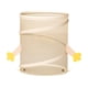 thumbnail image 3 of Cesto de ropa sucia plegable de pared | Cesto de gran capacidad con tapa | Tela impermeable para baño y hogar, 3 of 6