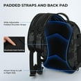 thumbnail image 5 of Fishing Sling Bag with Rod & Beverage Holder, Spacious Tackle Backpack for Bank & Boat Fishing, 5 of 6