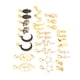 thumbnail image 5 of Joyería para rastas, 29 piezas de joyería para rastas envuelta, decoración de rastas, joyería trenzada, ingeniería de precisión, 5 of 8