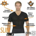 thumbnail image 4 of Insta Slim I.S.Pro USA Power Mesh Compression V-Neck 180VS0001, 4 of 9