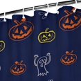 thumbnail image 3 of Halloween Doodle Icons Pattern Shower Curtain 36"x72" ,Bathroom Decorative Shower Curtains Set with 12 Hooks,Modern Waterproof Washable Shower Curtain, 3 of 6
