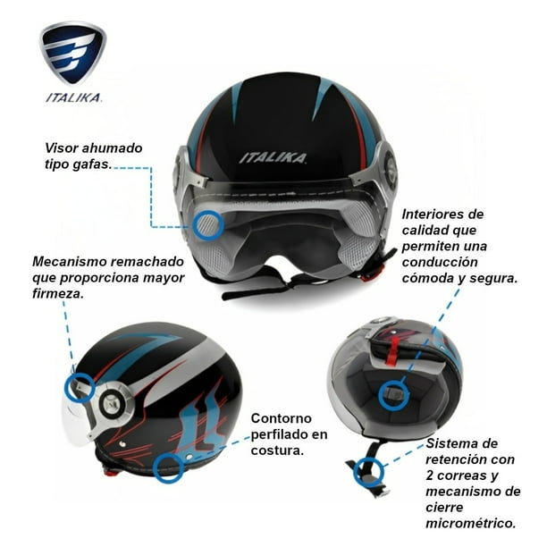Casco italika naranja new arrivals