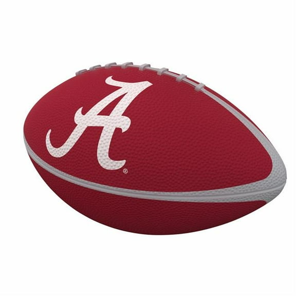 Logo Brands 102-93JR-2 Alabama Pinwheel Junior-Size Rubber Football