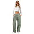 thumbnail image 6 of DORKASM Cargo Pants for Women 28"/30" Lightweight Quick Dry Casual Travel Pants Work Hiking Outdoor Trousers with Pockets Green M, 6 of 6