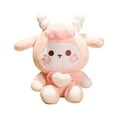 thumbnail image 4 of Linda oveja de peluche de juguete sofá almohada coleccionables decoración ornamento Animal muñeca suave para el hogar sala de estar sofá regalo , Rosado Sunnimix Juguetes de animales de peluche, 4 of 8