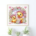 thumbnail image 5 of Wide-eyed Duckling Diamond Art Painting Kit, 5 of 7