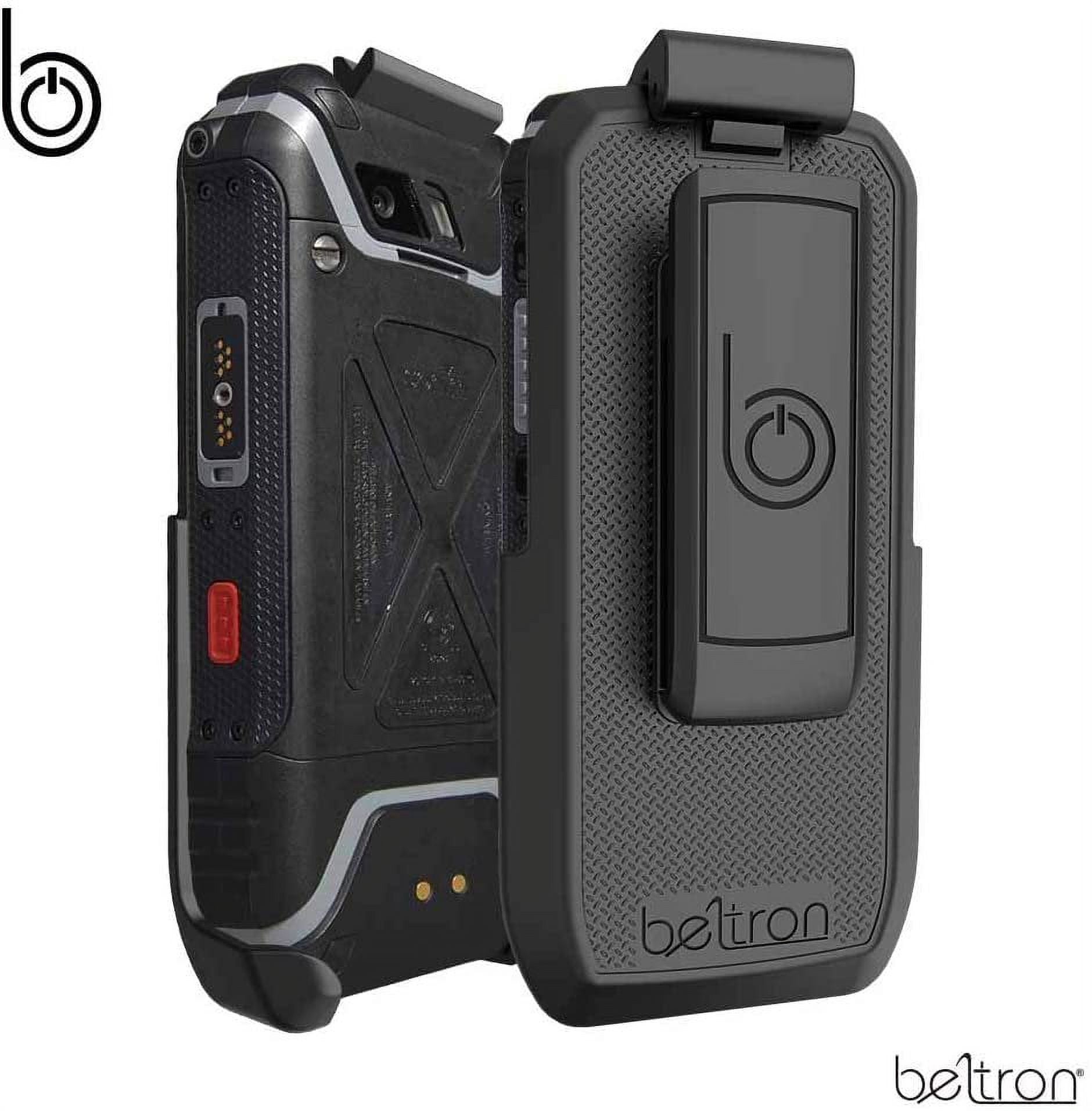 BELTRON Sonim XP5S Belt Clip, Heavy Duty Rotating Belt Clip Holster for Sonim XP5S XP5800 AT&T FirstNet Sprint Secure Fit & Quick Release Latch NOT for XP5 - Supports 2.25" Wide Duty Belt