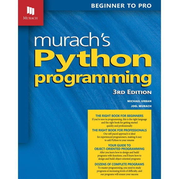 Murach's Python Programming (3rd Edition), (Paperback)